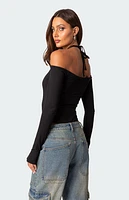 Edikted Model Off Duty Ribbed Bodysuit