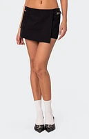 Edikted Utility Micro Wrap Skort