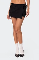 Edikted Utility Micro Wrap Skort