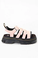 Dr Martens Women's Pink Mattison Kit 3 Strap Sandals