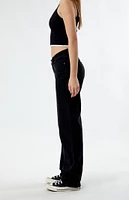 PacSun Eco Black V-Dip '90s Boyfriend Jeans