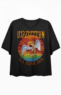 Led Zeppelin US Tour 1975 Cropped T-Shirt