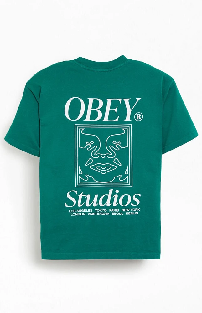 Obey Studios Icon Heavyweight T-Shirt