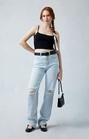 PacSun Eco Light Indigo Ripped '90s Boyfriend Jeans