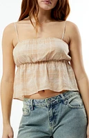 Your Favorite Plaid Babydoll Top