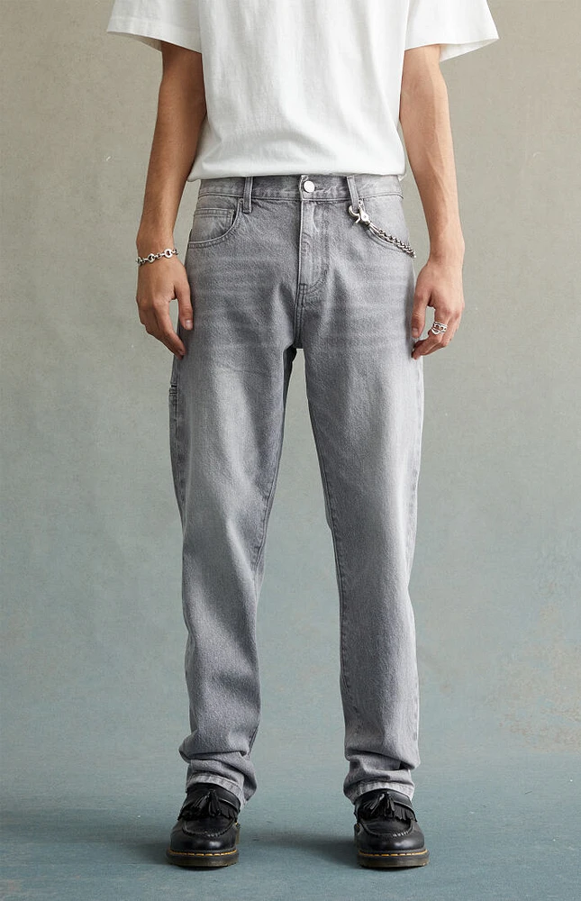 RARE DNM EDIT Gray Straight Jeans