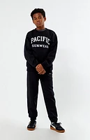 Pacsun Kids Black Pacific Sunwear Crew Neck Sweatshirt