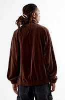 Puma Brown Velour T7 Track Jacket