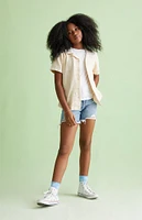 PacSun Kids Crochet Camp Shirt