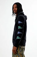 True Religion Reverse Terry Zip Up Hoodie