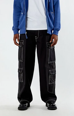 True Religion Big T Baggy Cargo Pants