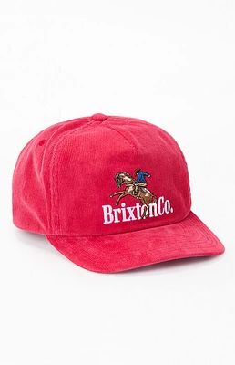 Brixton Inwood Corduroy Snapback Hat