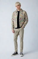Pacsun Comfort Stretch Tan Slim Jeans