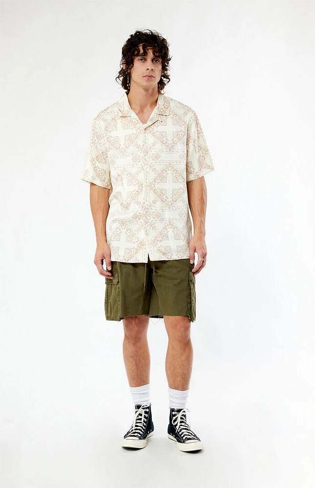 PacSun Paisley Camp Shirt