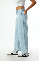 Thrills Light Indigo Billie Low Rise Baggy Jeans