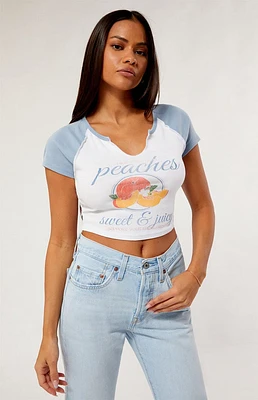 PacSun Peaches Raglan T-Shirt