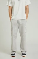 PacSun Gray Baggy Cargo Pants