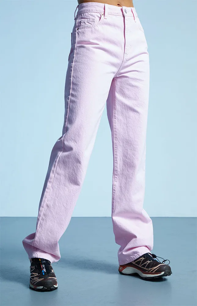 Pink Boyfriend Jeans