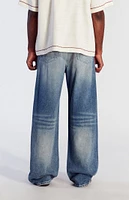PacSun Dark Indigo Tinted Extreme Baggy Jeans