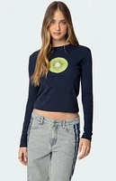 Edikted Kiwi Long Sleeve Top