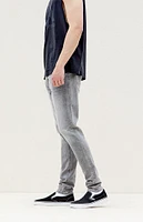 PacSun Comfort Stretch Gray Stacked Skinny Jeans