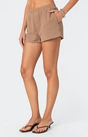 Edikted Levy Gauze Shorts