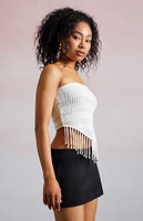 Third Charm Festival Beaded Bandana Tube Top