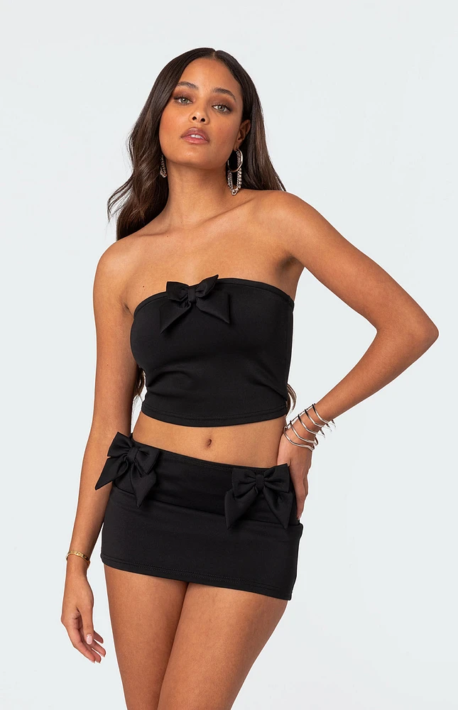 Edikted Gabriella Bow Tube Top