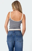 Edikted Saylor Striped Knit Tank Top