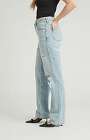 PacSun Light Indigo Ripped '90s Boyfriend Jeans