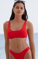Pacsun Eco Red Taylor Tank Bikini Top