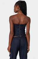 Edikted Bristol Linen Look Corset