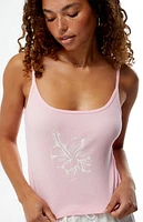 Beverly and Beck Hibiscus Tank Top