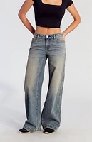 Pacsun Casey Star Stud Low Rise Baggy Jeans