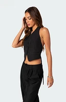 Edikted Finn Open Back Vest Top