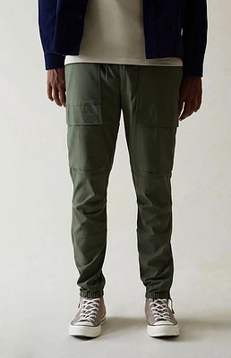 PacSun Performance Olive Slim Joggers