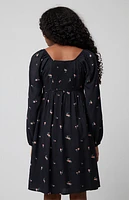 Pacsun Kids Long Sleeve Floral Dress
