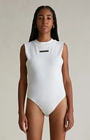 Fear of God Essentials Women's Cloud White Tri-Blend Bodysuit