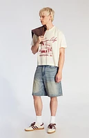 Pacsun Medium Indigo Tint Baggy Denim Shorts