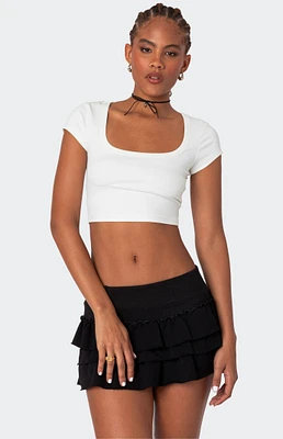 Edikted Ricki Cropped T-Shirt