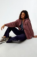 Converse Mauve Blooming Full Zip Hoodie