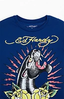 Ed Hardy Panther Roses T-Shirt