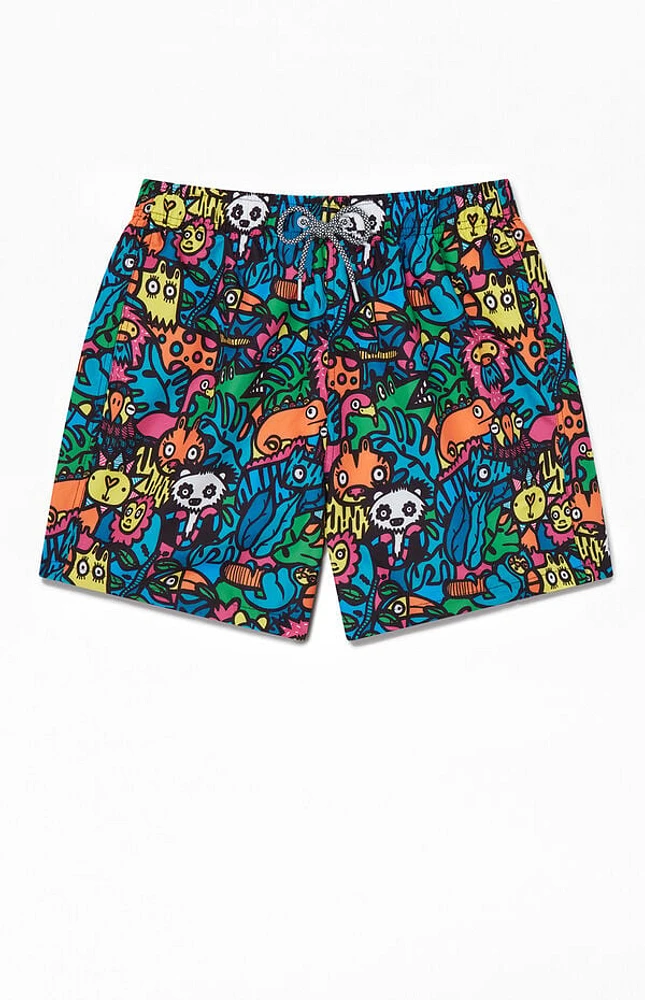 Boardies Munday Jungle 4.5" Swim Trunks