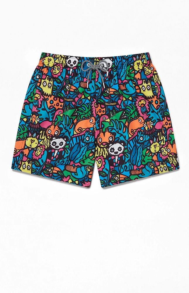 Boardies Munday Jungle 4.5" Swim Trunks