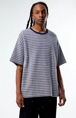 Oversized Terry Striped T-Shirt