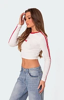 Edikted Cherry on Top Long Sleeve T-Shirt