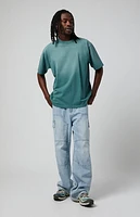 Pacsun Light Indigo Cargo Extreme Baggy Jeans