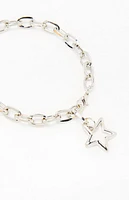 LA Hearts Star Chain Bracelet