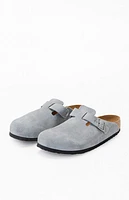Birkenstock Boston Soft Footbed Clog Blue Grey