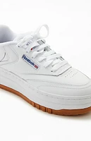 Reebok Women's White Club C Extra Sneakers